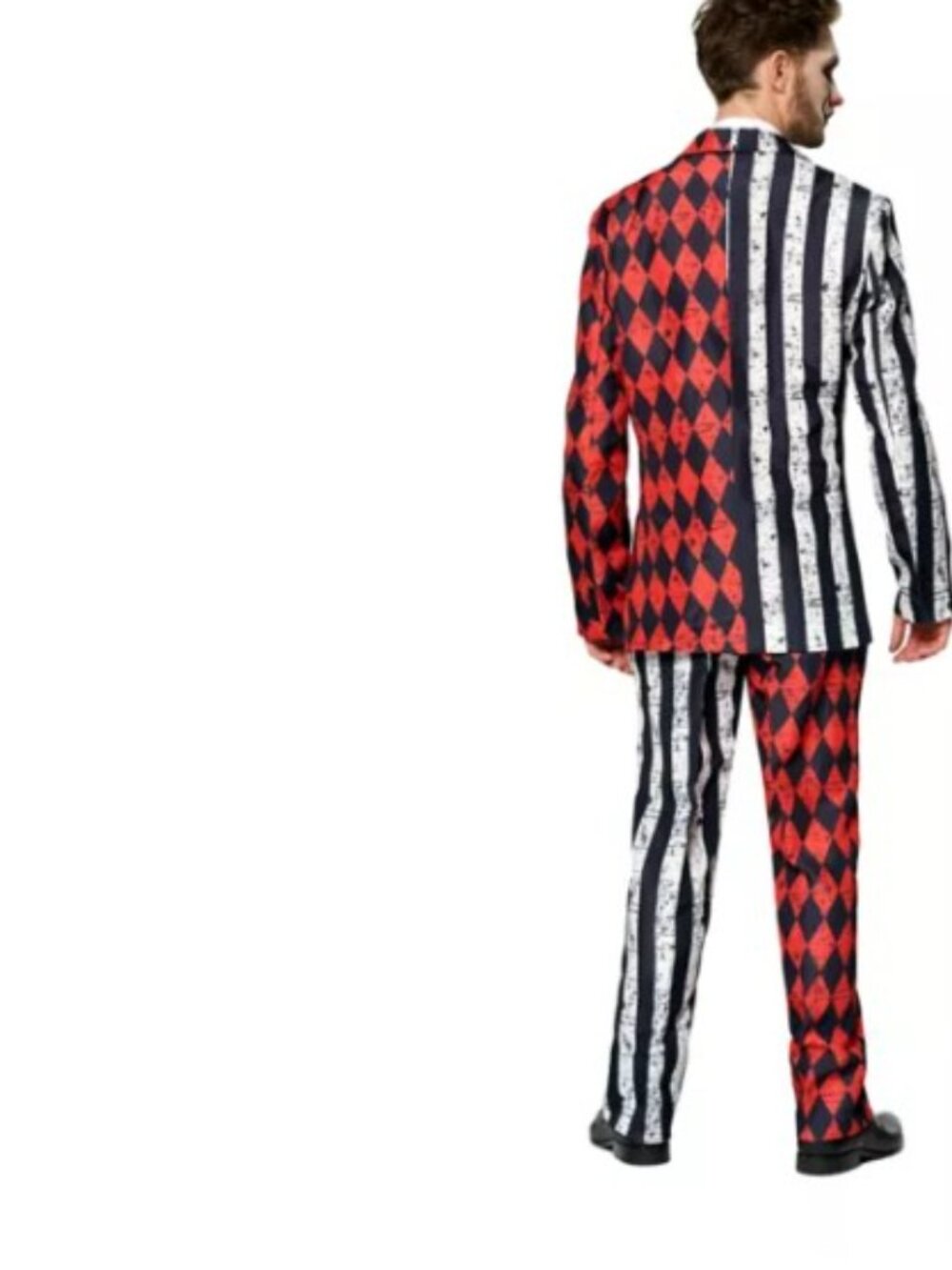 Spirit Halloween Mens Twisted Circus Clown Blazer Jacket Adult S - Picture 3 of 4